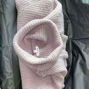 Madewell beautiful light purple orchid color Cowl Neck Sweater. Size L
